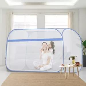 1인용 싱글 모기장 원터치 모기장 텐트 바닥겸용 바닥있는모기장