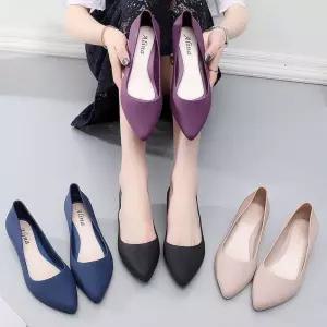 하루소소) pvc소재 말랑말랑 젤리슈즈 심플 여성 구두 패션화