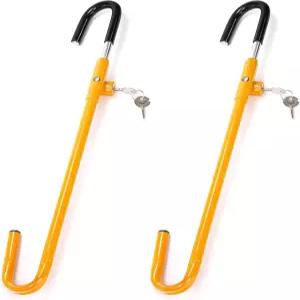 엘조이 2팩 자동차 스티어링 휠을 열쇠로 브레이크 잠금 방지 장치 휠 차량용 키가 다르게 설정됨