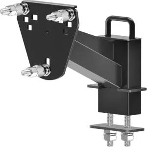 스테이크 포켓 스페어 타이어 캐리어 트레일러용 마운트 브래킷 파우더 코트 스틸 블랙 4인치 4.5인치