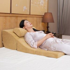 등받이 매트리스 침대 베게 등받이쿠션 삼각 머리 소파