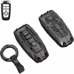 포드용 헤비 키 포브 커버 케이스 프로텍터 키체인 포드 익스플로러 퓨전 이스케이프 엣지 익스페디션 F150