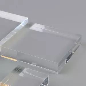 사각 아크릴판 10cm 디스플레이 프라모델 투명 케이크 주얼리 진열대 아크릴 디피 피규어