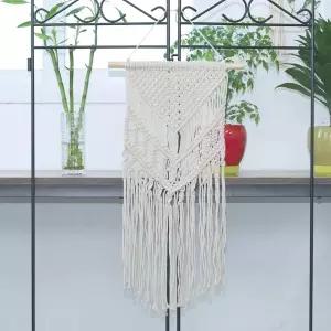 브이매듭 마크라메 벽장식 월행잉거리개 인테리어가리 장식품 소품 뜨품 카페품 홈데코 가리
