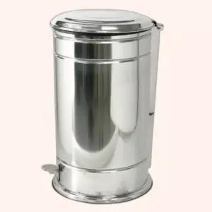 ( )좋은 업소용 대형 스텐페달 휴지통 50리터
