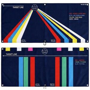 초보자 아울라즈 일관성을 골프 시 휴대용 연습 퍼팅 스윙 구축합니다 보조 자세 타월 도구 트레이닝 정렬 플레인 치핑 트레이너