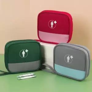 해외여행 출장 휴대용 구급 약품 다용도 파우치 소형