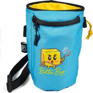 닙스와 랜디 초크백 암벽 등반 볼더링 버터백 휴대폰 포켓 및 조절 가능한 허리 스트랩 귀엽지만 웃기지만