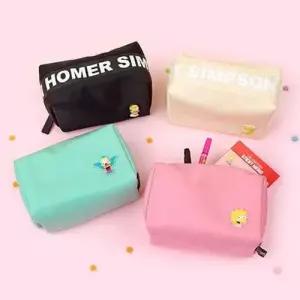 HM+ 심슨 레터링 지퍼 파우치 WFFWNSZ