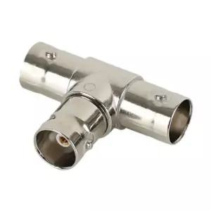 NETmate NM BNC07 BNCFx3 T형 젠더100개T자통축케이블 오디오부품 스피커연결 마이크 음향장비