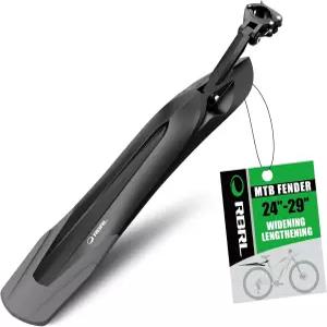 RBRL 자전거 펜더 조절 가능한 머드가드 [24-29인치] 범용 퀵 분해 물과 먼지가 튀는 것을 방지하는