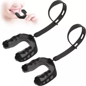 2팩 축구 마우스가드 소프트 유스 마우스피스 복싱 농구 MMA 라크로스 하키용 프로 스포츠