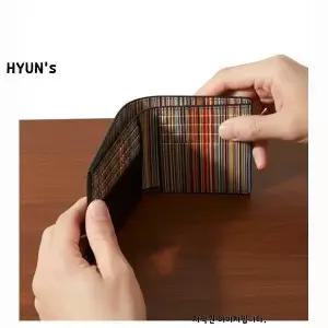 PAUL SMITH 25FW 인사이드 스트라이프 바이폴드 지갑 (M1A 4832 CMULTI 79)