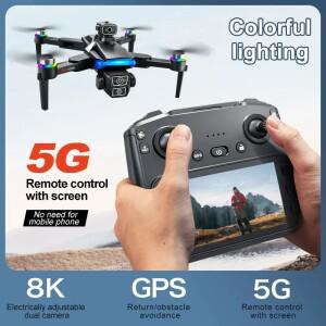 RG706 MAX GPS 드론 8K 전문 듀얼 HD 카메라 5G WIFI FPV 360 ° 장애물 회피 브러시리스 대형 스크린 Rc