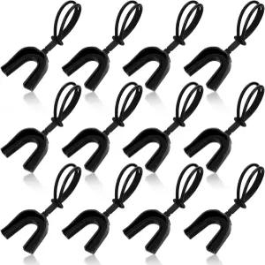 레슬링 복싱 라크로스 하키 태권도를 위한 던지 20개 축구 마우스 가드 스트랩 벌크 스포츠 마우스피스