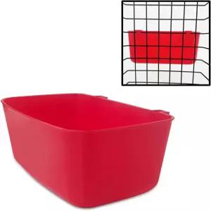 AMZSYLV 26 팩 토끼 모이통 물 주는 닭 21온스 푸드 워터 케이지 컵 강아지 고양이 매달기 먹이 접시 쿱