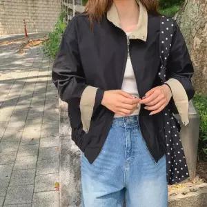 /신상오픈런 여성용 루즈핏 스탠드넥 간절기 자켓 점퍼