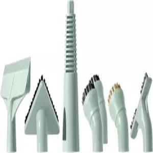 올인원 스팀 걸레 및 탈착식 핸드헬드 클리너 NB602N - 삼각형 황동 갭 나일론 브러시 제트 노즐 스퀴지