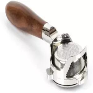 브레빌 바리스타 시리즈/밤비노 플러스/인퓨저용 중공 조각이 있는 바텀리스 포르타필터 54mm - 호두