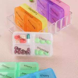 ( )휴대용 약통 요일별 일주일용 분할 약보관 알약케이스 M11166