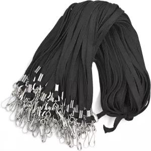 ID 배지 목 크루즈 이름 태그 홀더용 버드 파이 랜야드 100팩 벌크