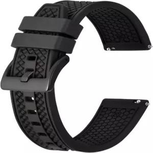 남성용 BISONSTRAP 시계 밴드 빠른 릴리스가 가능한 고성능 불소 고무 스트랩 18mm 20mm 22mm