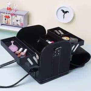 2단 메이크업 출장 가방 네일아트 메이크업 도구 WFFSPCY