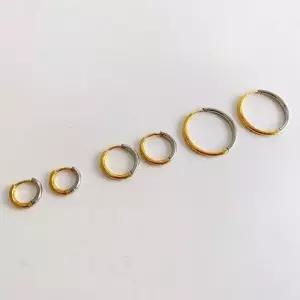 CSS042 써지컬 콤비링 귀걸이(3사이즈) WFFSBG2