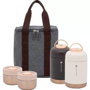 트윙고 뉴 트윙클 클로버 보온 도시락 4종 세트 1540ml