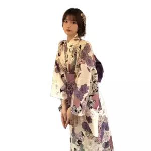 일본 전통의상 유카타 가운 유니폼 축제 촬영 코스튬