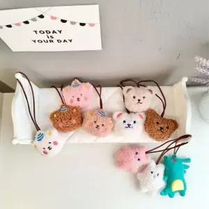 퐁신퐁신 곰돌이 인형 이름표 네임택 WFFQ0Y5