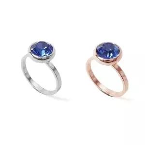 R016 8mm 사파이어 오스트리아 크리스탈 프리반지 WFFPVCX