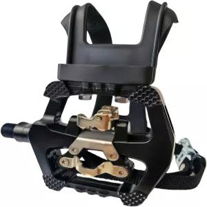 실내 운동 사이클링 및 스핀 펠로톤/슈윈/써니/바이크 호환을 위한 YBEKI 프로급 SPD 자전거 페달