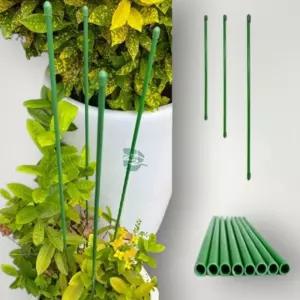 원예 화초 용 고정 화분 일자 식물 지지대 지주대 60cm 10p 원형 넝쿨 꽃지 울타리 수목