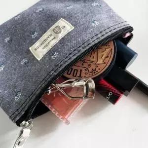 립스틱파우치 천파우치 화장품 이너백 그레이 WFFPYKV