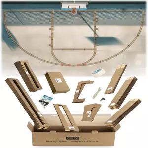 코비 퀵 셋업 뒷마당 농구 코트 마킹 키트 - 콘크리트 아스팔트 주거용 진입로용 스냅핏 스텐실 재사용