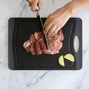 ( )니드코 프리첸 사각 마블도마 블랙 중 1013 논슬립 패드 이유식 캠핑 위생 양면도마