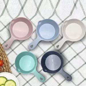 (확인사항 5P세트)손잡이 앞접시 샐러드 디저트 캠핑 식기 앞접시 5p