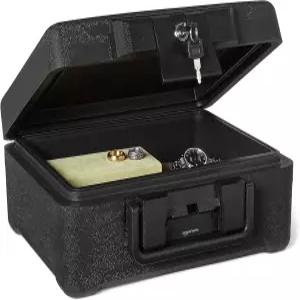 기계식 키가 있는 아마존 베이직 파이어 박스 0.22 큐피트 블랙