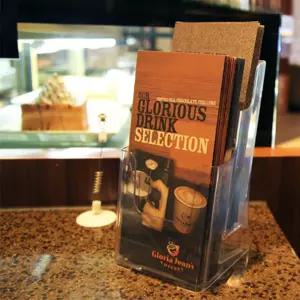 카탈로그 꽂이 A6(2단) 전시 홍보물 안내 거치대리플렛 리플 행사문 스탠드 인쇄물 메뉴 판촉물광고 전시회