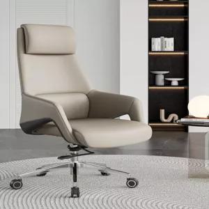 임원 의자 사장 가죽 무중력 중역 리클라이너 사무용