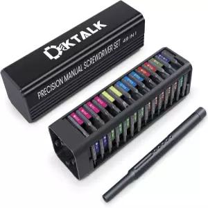 마그네틱 S2 비트 정밀 드라이버 확장 핀셋 프라이 도구 및 팝업 정리함이 포함된 49-in-1 전자 수리 키트