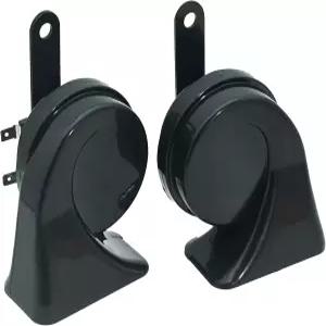 NEOGET 카혼 12V 유니버설 슈퍼 라우드 오토 혼 전기 방수 로우 하이 투 톤 핏 12볼트 차량 트럭 픽업 교체