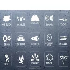 자동차 또는 트럭 미사용 버튼용 참신한 스티커 - 내부 대시 로커 콘솔 스위치