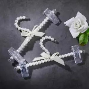 [생활] 진주 블링블링 바지걸이 속옷걸이 디스플레이 5p세트 바지옷걸이 치마