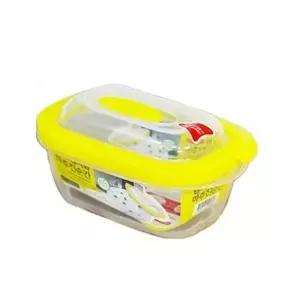 PJ전자렌지용기 직사각 430ml 2P 렌지용기 렌지그릇