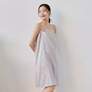 [에이치플러스몰]쉬크라인 실크 골프가운