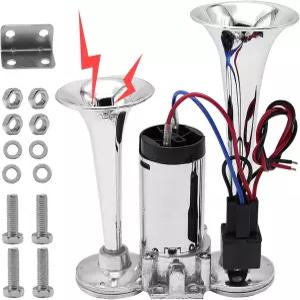 트럭용 600DB 12V 업그레이드 트레인 혼 자동차용 압축기 포함 슈퍼 라우드 전기 에어 키트 트럭 임팩트