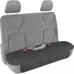 모터 트렌드 인조 가죽 패딩 리어 벤치 카시트 커버 수납 포켓 포함