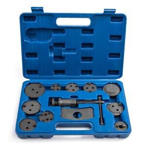 12PCS 자동 정밀 디스크 브레이크 캘리퍼스 바람 다시 도구 키트 패드 펌프 피스톤 수리